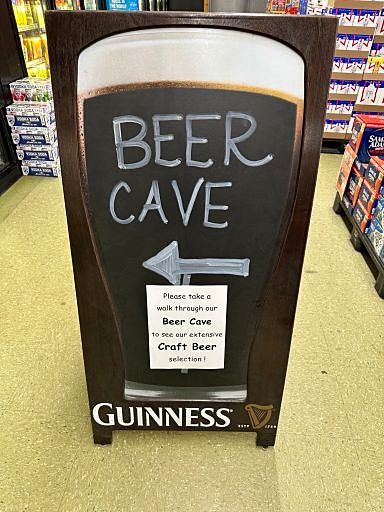 The walk-in Beer Cave at Big Deal