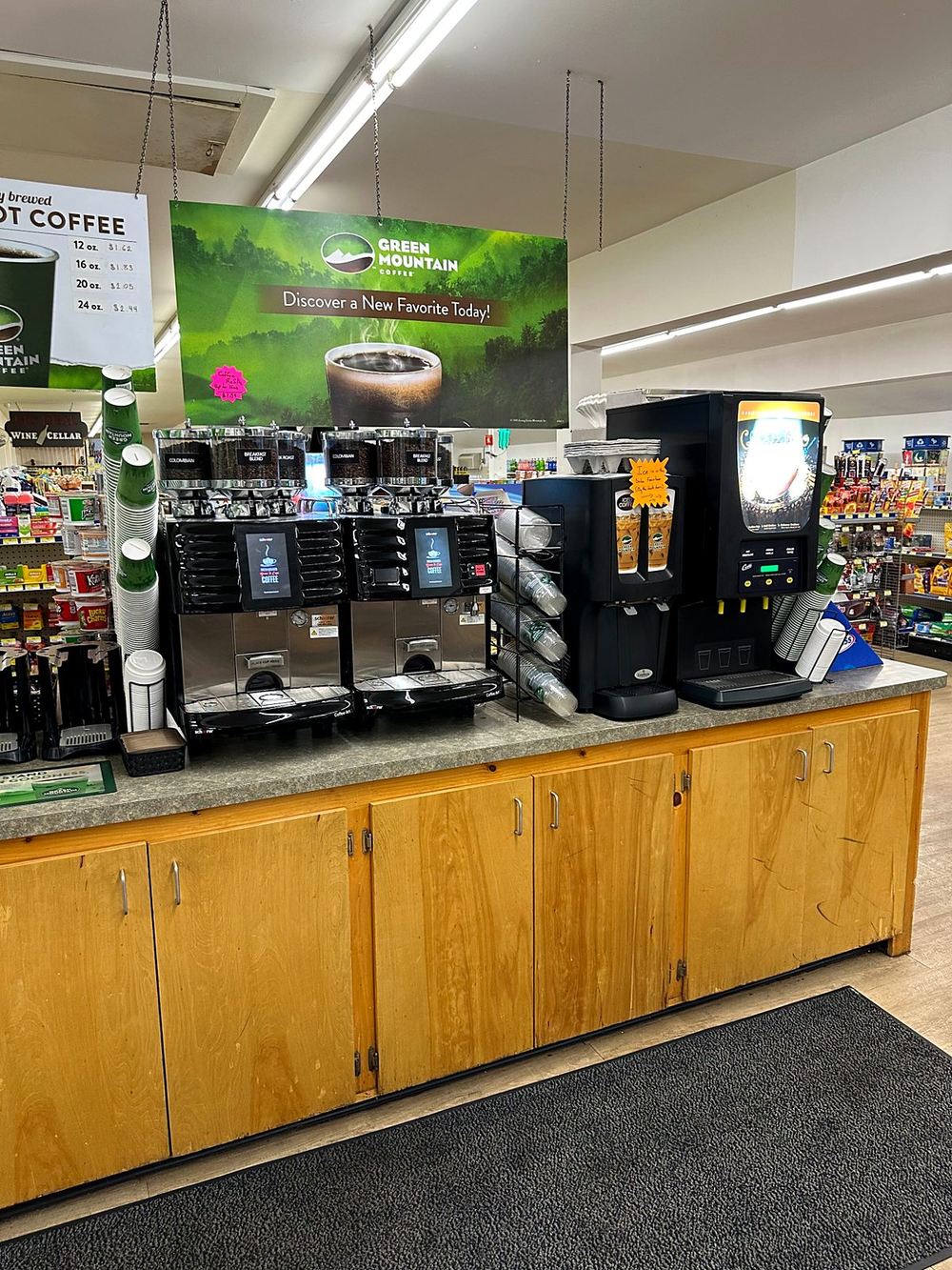 Fresh coffee bar at Big Deal