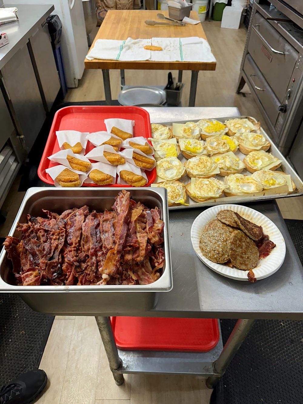 Hot deli food at Big Deal